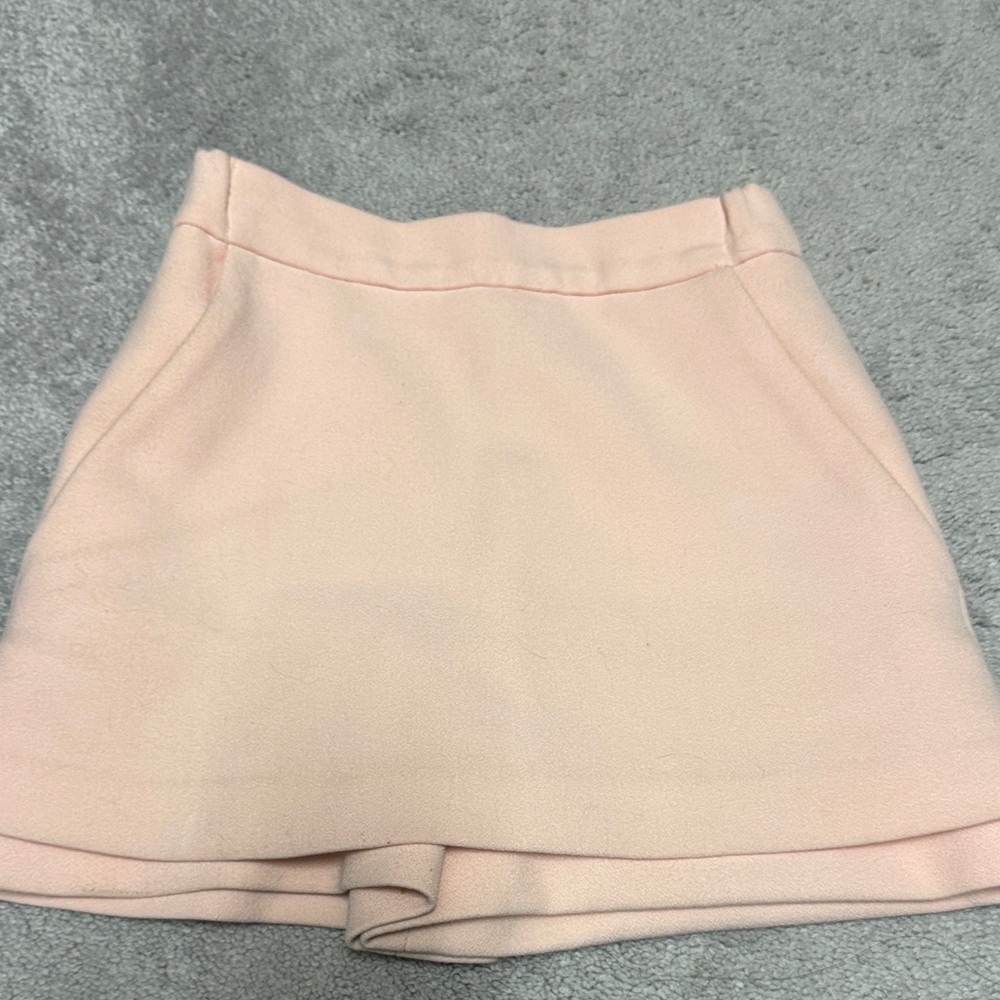 Maje Soft Pink Gathered Skirt